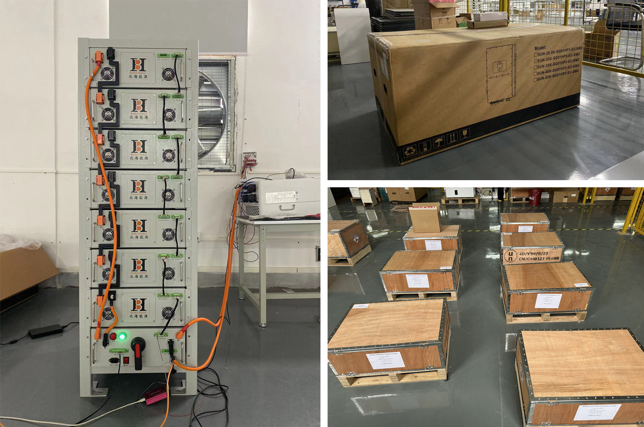 30kw hybrid inverter & 40kwh litiumbatteri