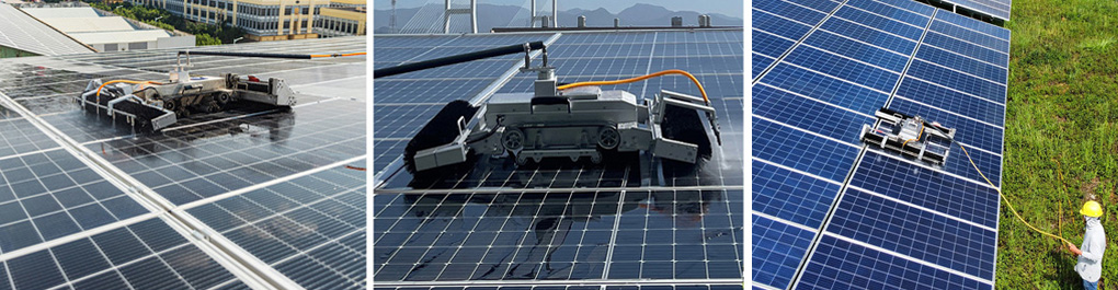 Solar panel photovoltaic cleaning